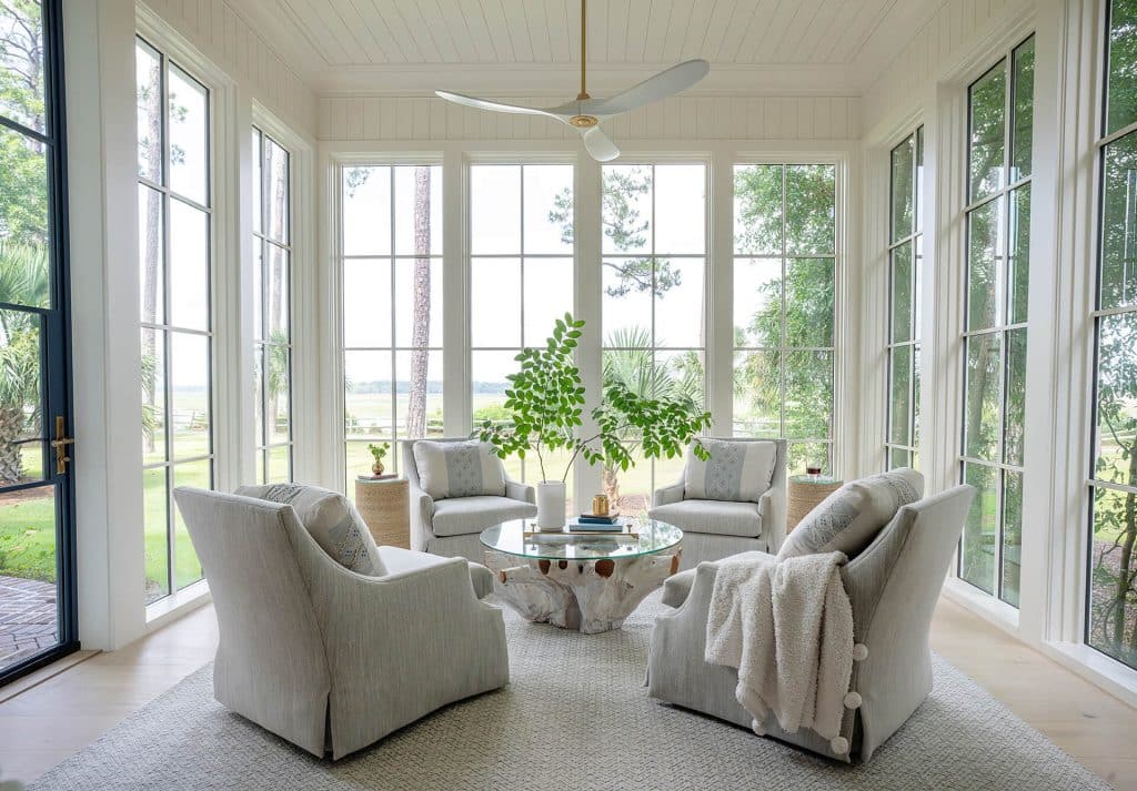 Sunroom Design by Genesis Construction.